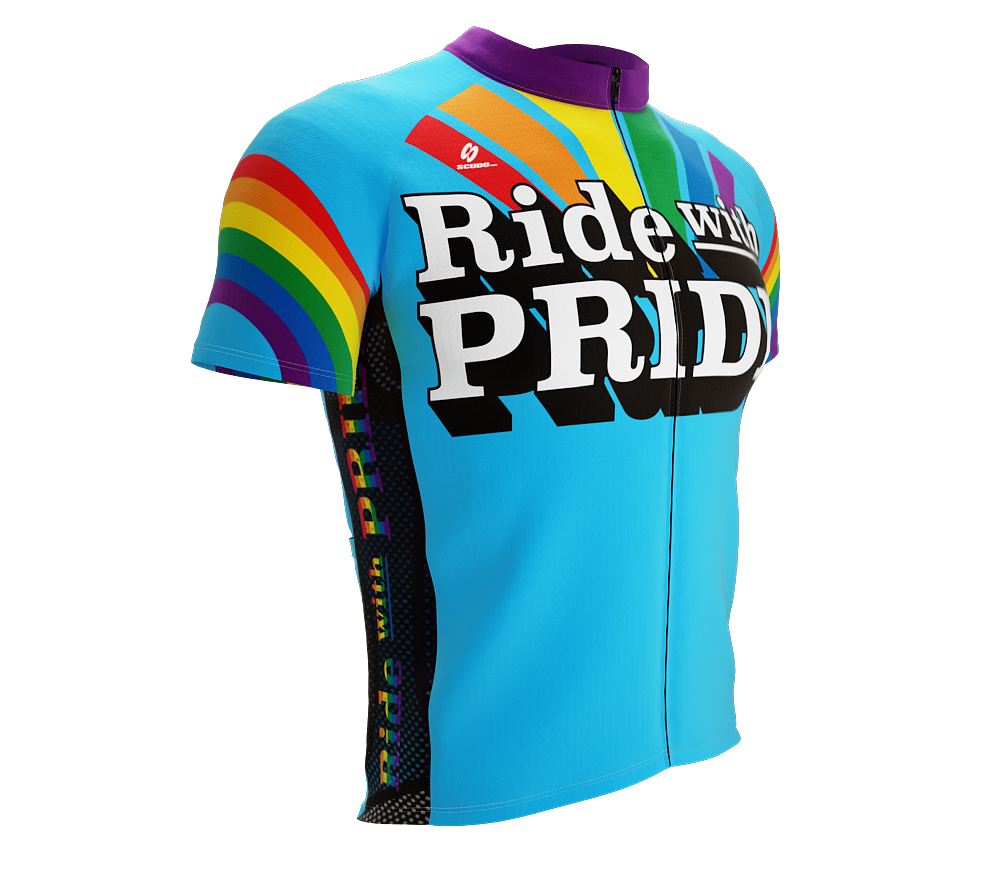 Ride with Pride | Short Sleeve Cycling Jersey for Men and Women