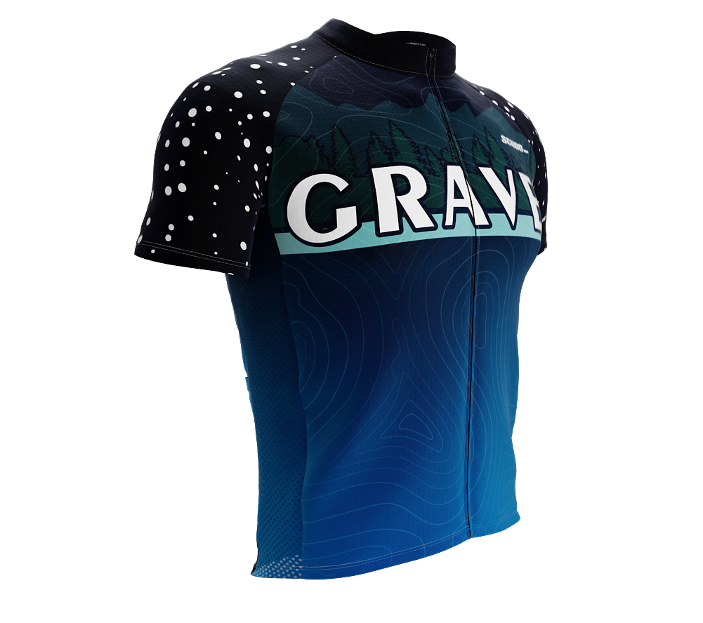 Gravel | Blue Mountains | Cycling Jersey for Men and Women