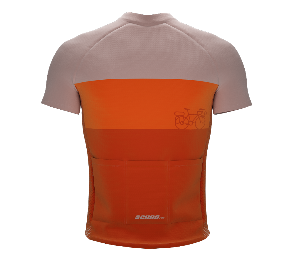 Gravel | Orange | Cycling Jersey for Men and Women