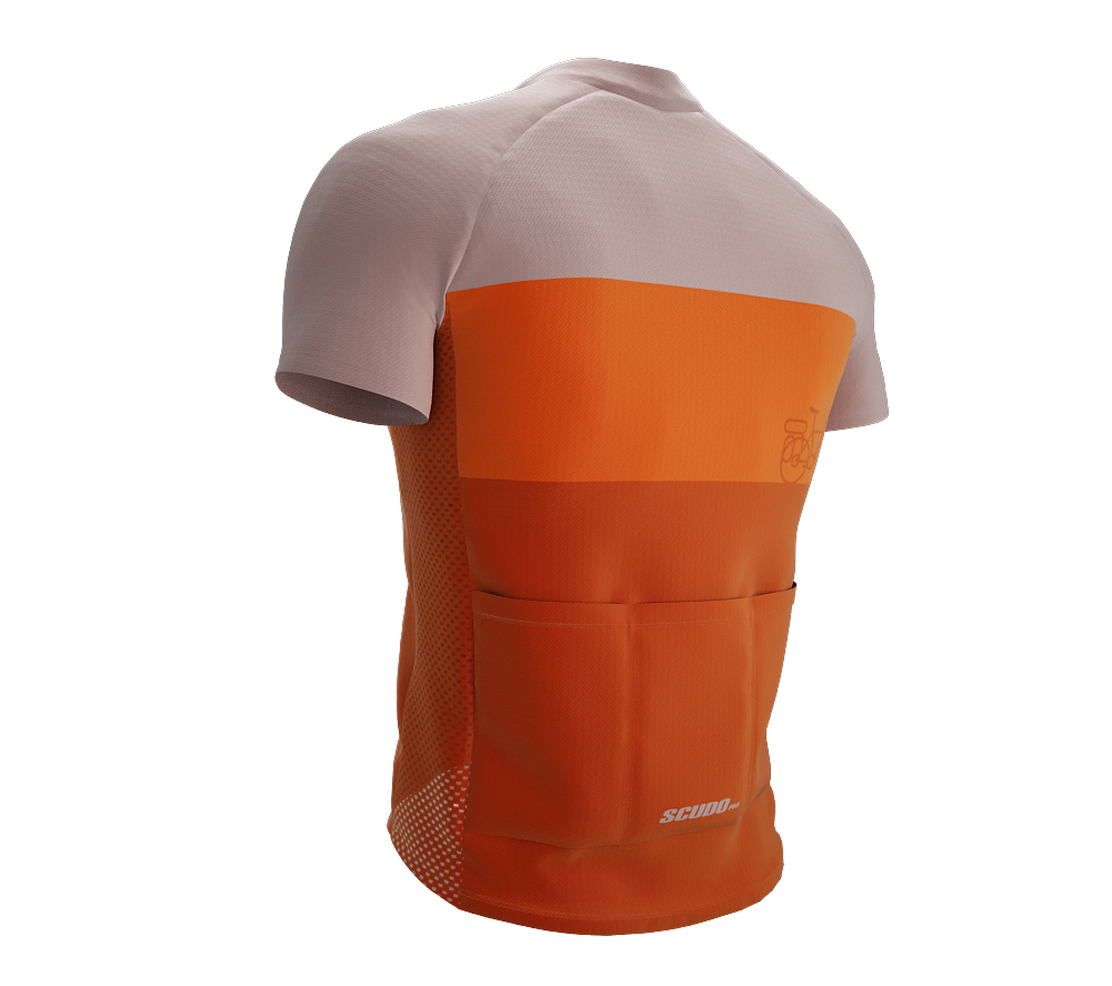 Gravel | Orange | Cycling Jersey for Men and Women