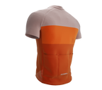 Gravel | Orange | Cycling Jersey for Men and Women