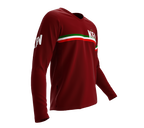 MTB BMX Cycling Jersey Long Sleeve Code Kenya Vine for Men and Women