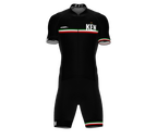 Kenya Black Code Cycling Speedsuit for Men