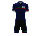 Kenya Blue Code Cycling Speedsuit for Men
