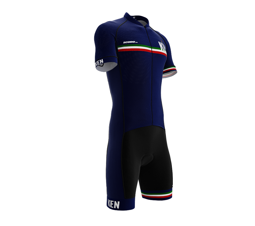 Kenya Blue Code Cycling Speedsuit for Men