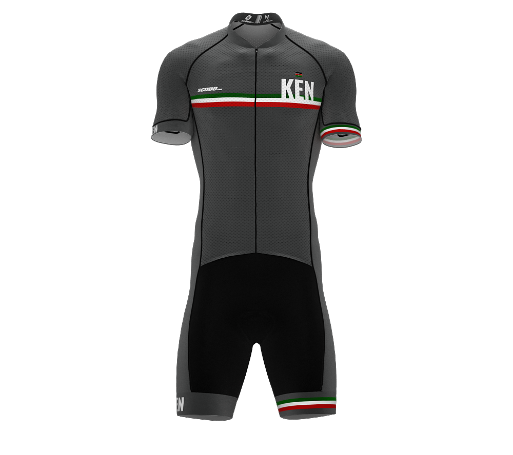 Kenya Gray Code Cycling Speedsuit for Men
