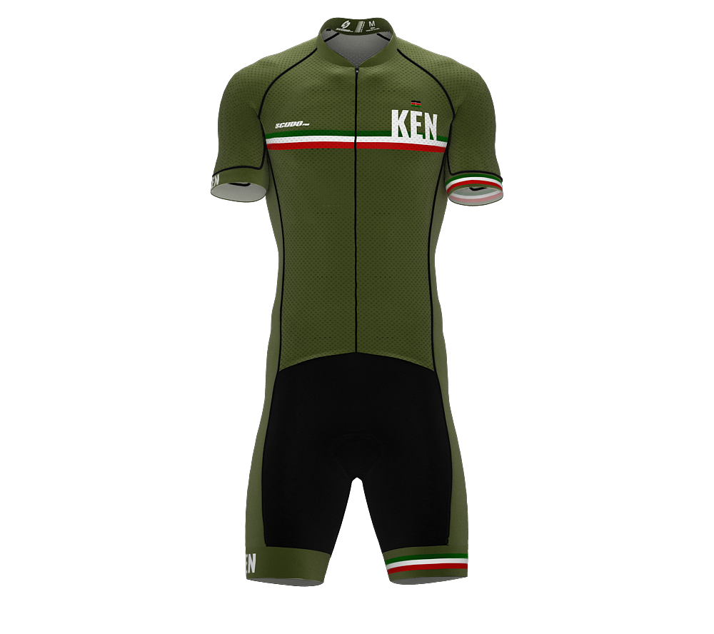 Kenya Green Code Cycling Speedsuit for Men