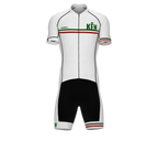 Kenya White Code Cycling Speedsuit for Men