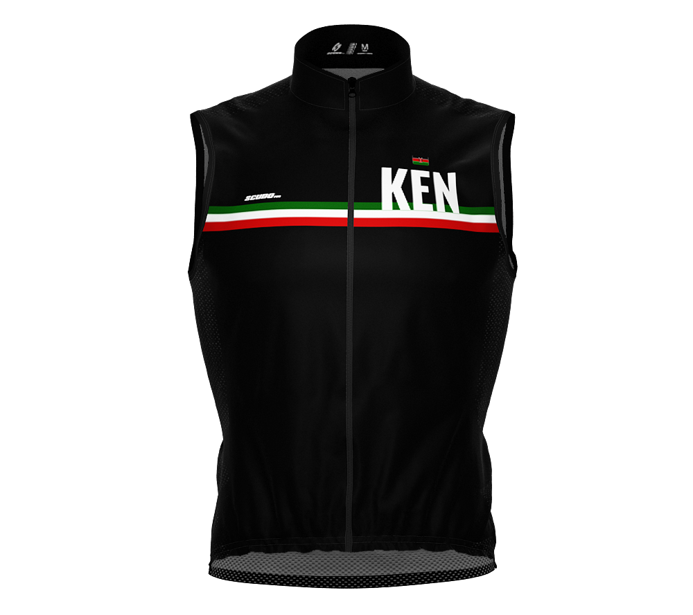 Wind Breaker Cycling Running Sports Vest Kenya Country Code for Men And Women