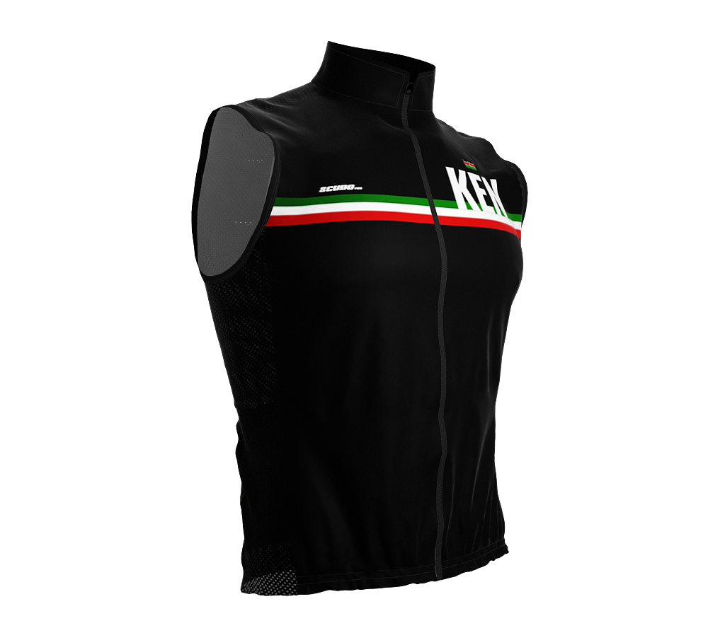 Wind Breaker Cycling Running Sports Vest Kenya Country Code for Men And Women