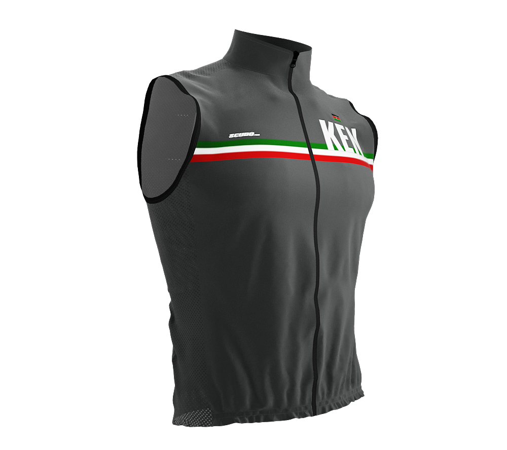 Wind Breaker Cycling Running Sports Vest Kenya Country Code for Men And Women