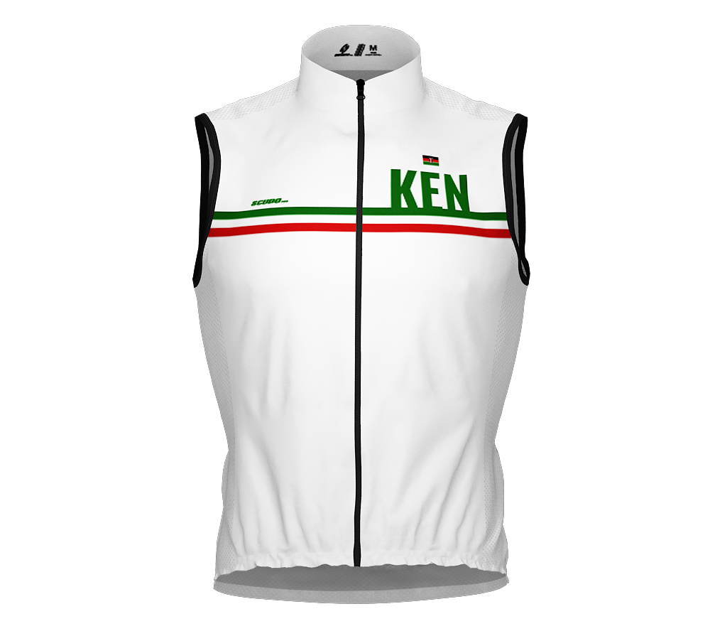 Wind Breaker Cycling Running Sports Vest Kenya Country Code for Men And Women