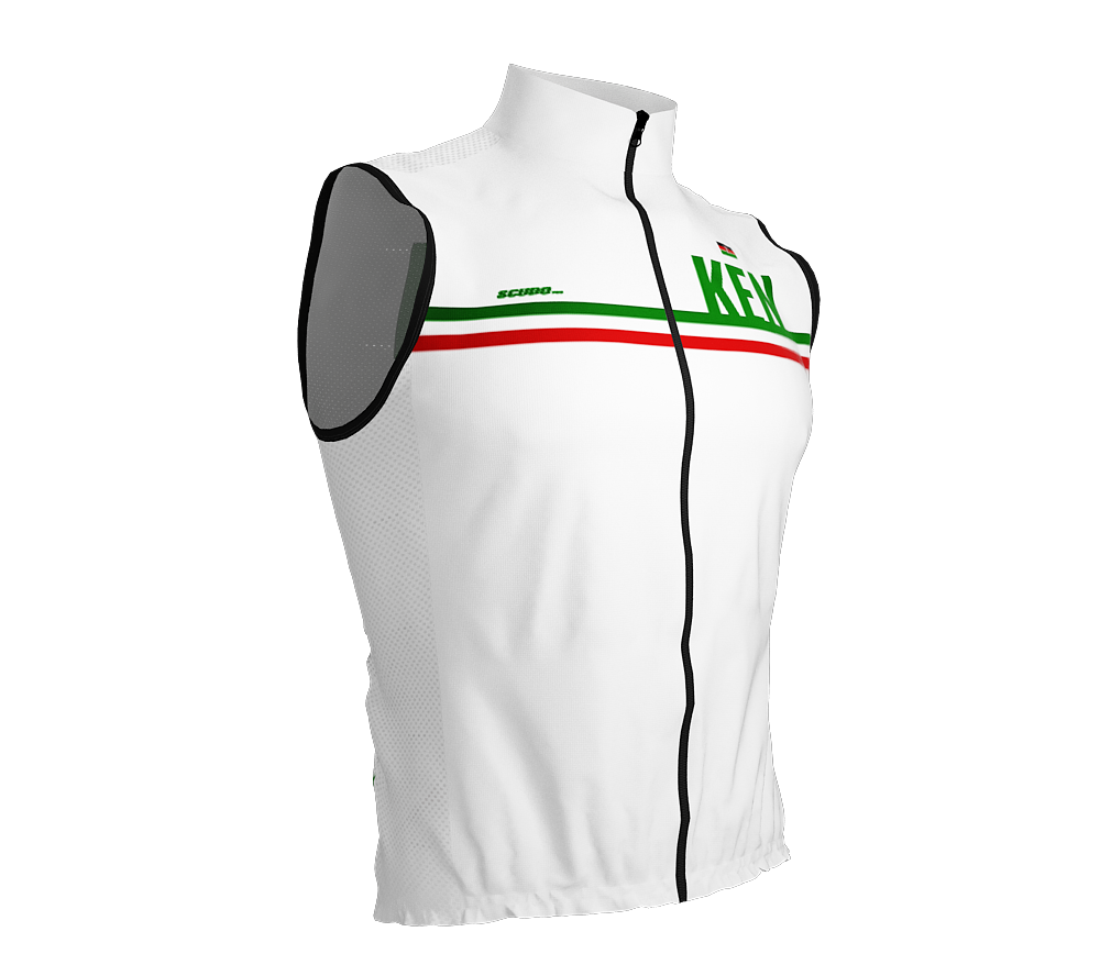 Wind Breaker Cycling Running Sports Vest Kenya Country Code for Men And Women