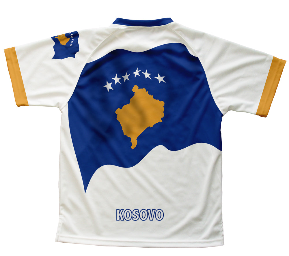 Kosovo Flag Technical T-Shirt for Men and Women