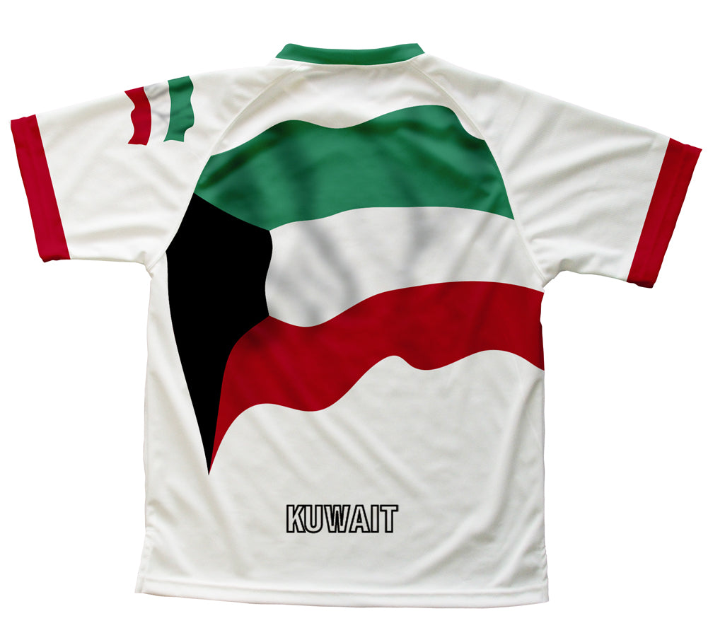 Kuwait Flag Technical T-Shirt for Men and Women