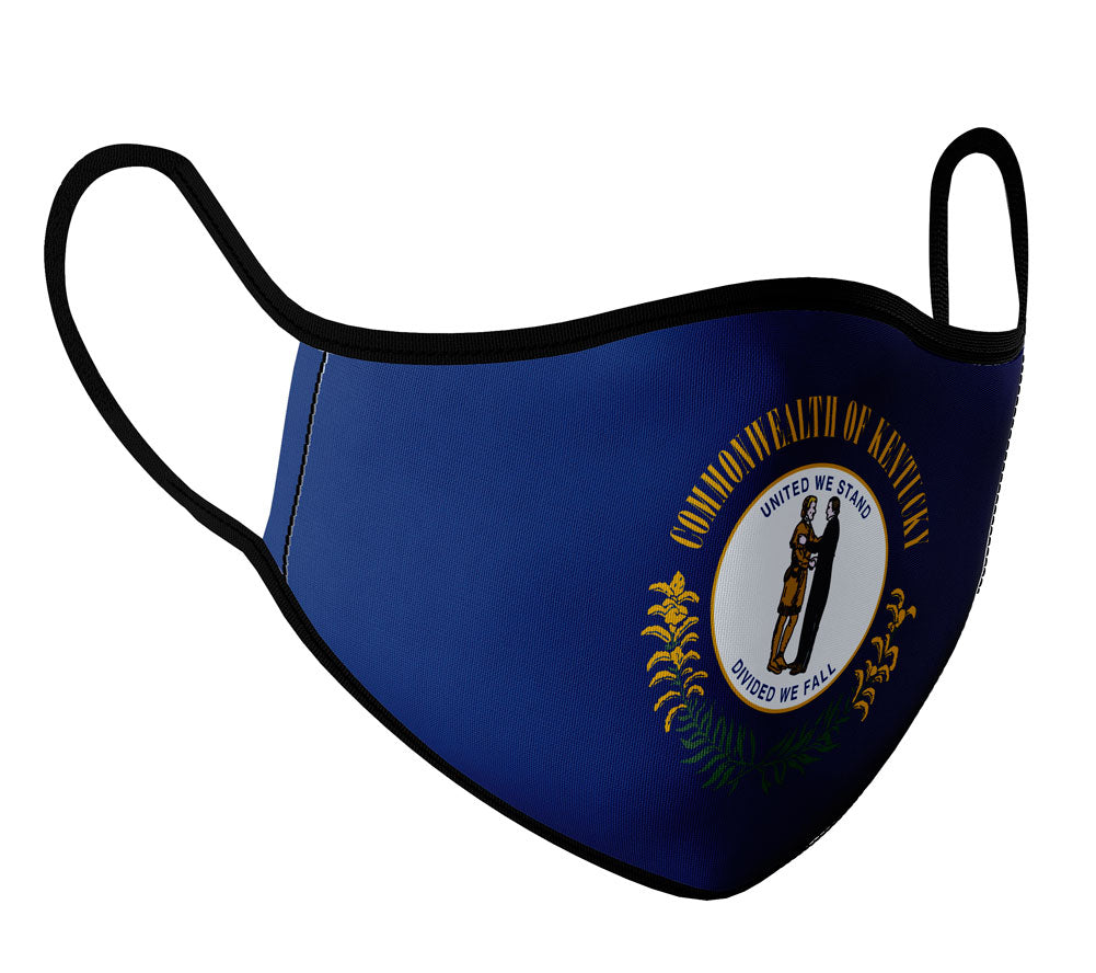 Kentucky - Face Mask with fluid and moisture resistant fabric. Reusable and Washable
