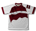 Latvia Flag Technical T-Shirt for Men and Women