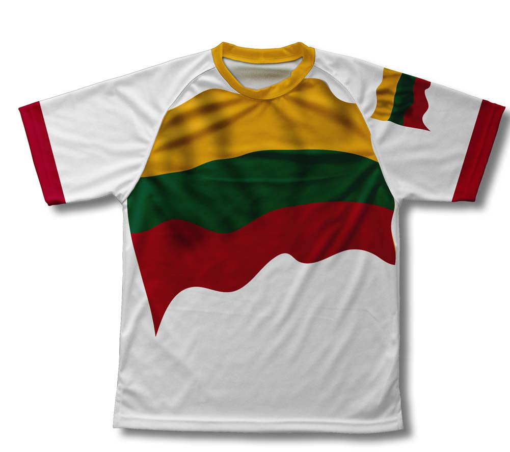 Lithuania Flag Technical T-Shirt for Men and Women