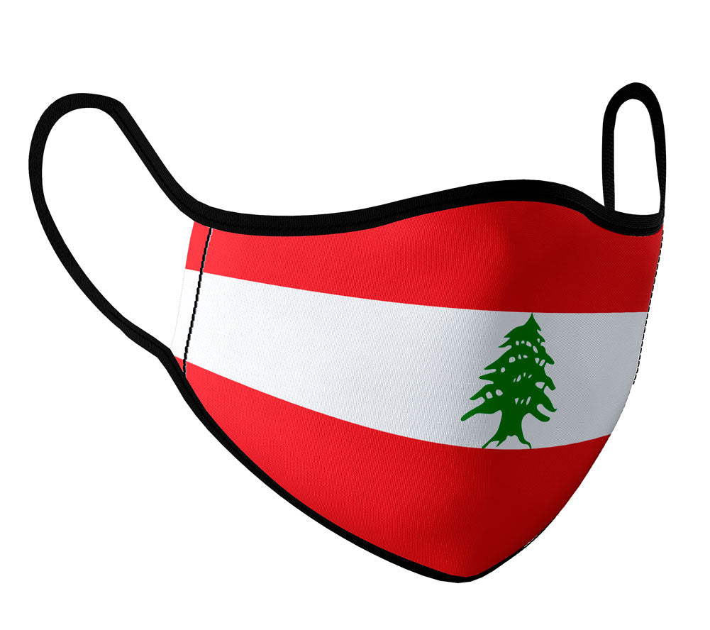 Lebanon  - Face Mask with fluid and moisture resistant fabric. Reusable and Washable