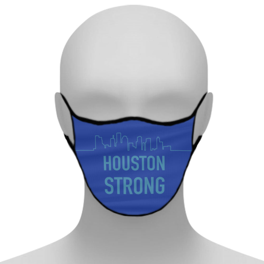 Houston Strong - Face Mask with fluid and moisture resistant fabric. Reusable and Washable