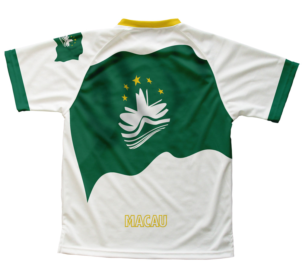 Macau Flag Technical T-Shirt for Men and Women