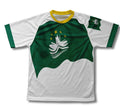 Macau Flag Technical T-Shirt for Men and Women