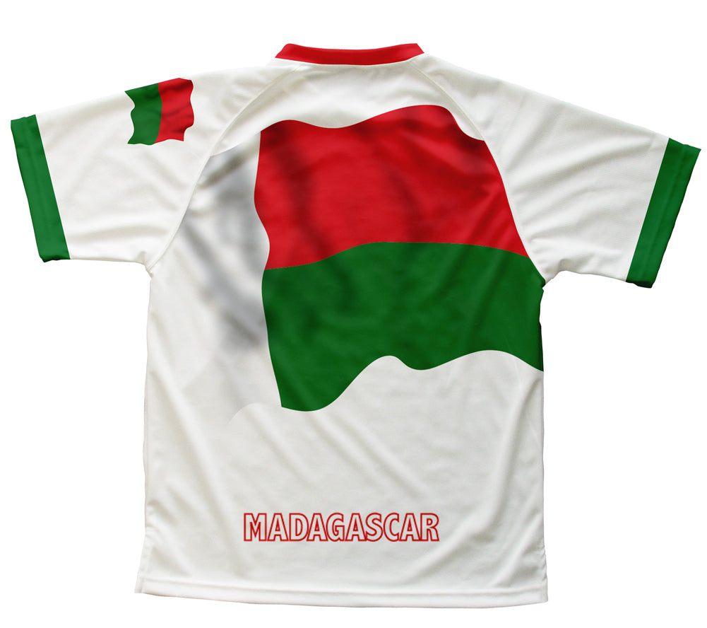 Madagascar Flag Technical T-Shirt for Men and Women