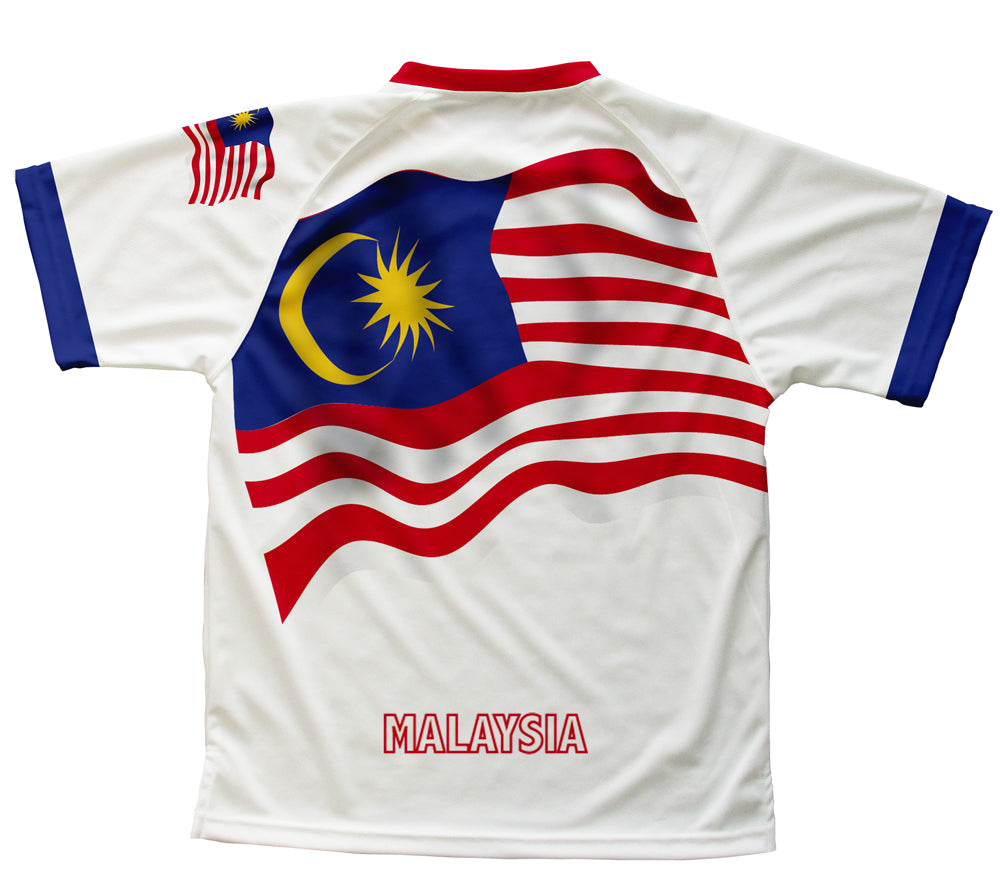 Malaysia Flag Technical T-Shirt for Men and Women