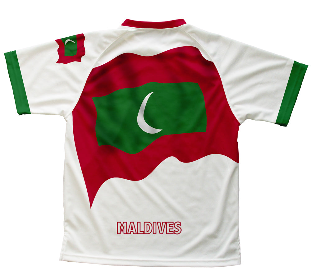 Maldives Flag Technical T-Shirt for Men and Women