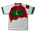 Maldives Flag Technical T-Shirt for Men and Women