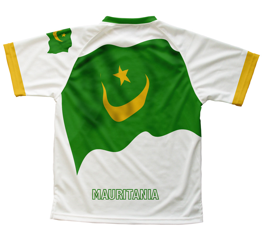 Mauritania Flag Technical T-Shirt for Men and Women