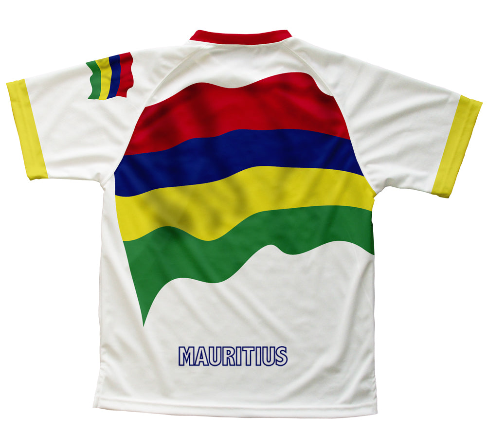 Mauritius Flag Technical T-Shirt for Men and Women
