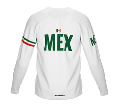 Mexico White CODE Short Sleeve Cycling PRO Jersey for Men and Women