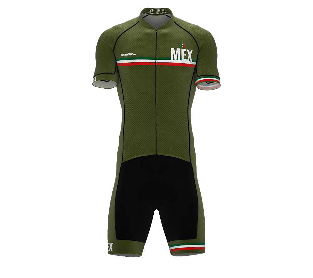 Mexico Green Code Cycling Speedsuit for Men