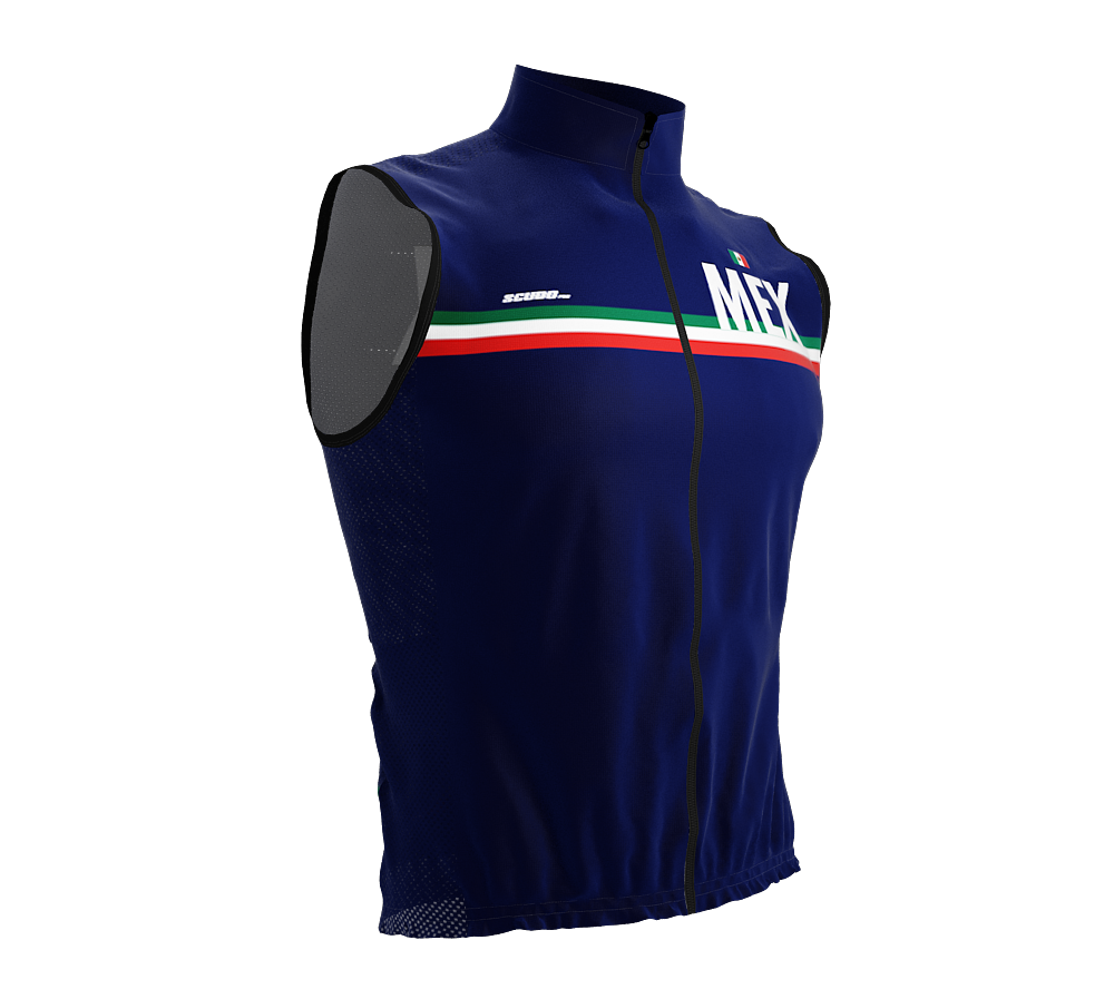 Wind Breaker Cycling Running Sports Vest Mexico Country Code for Men And Women