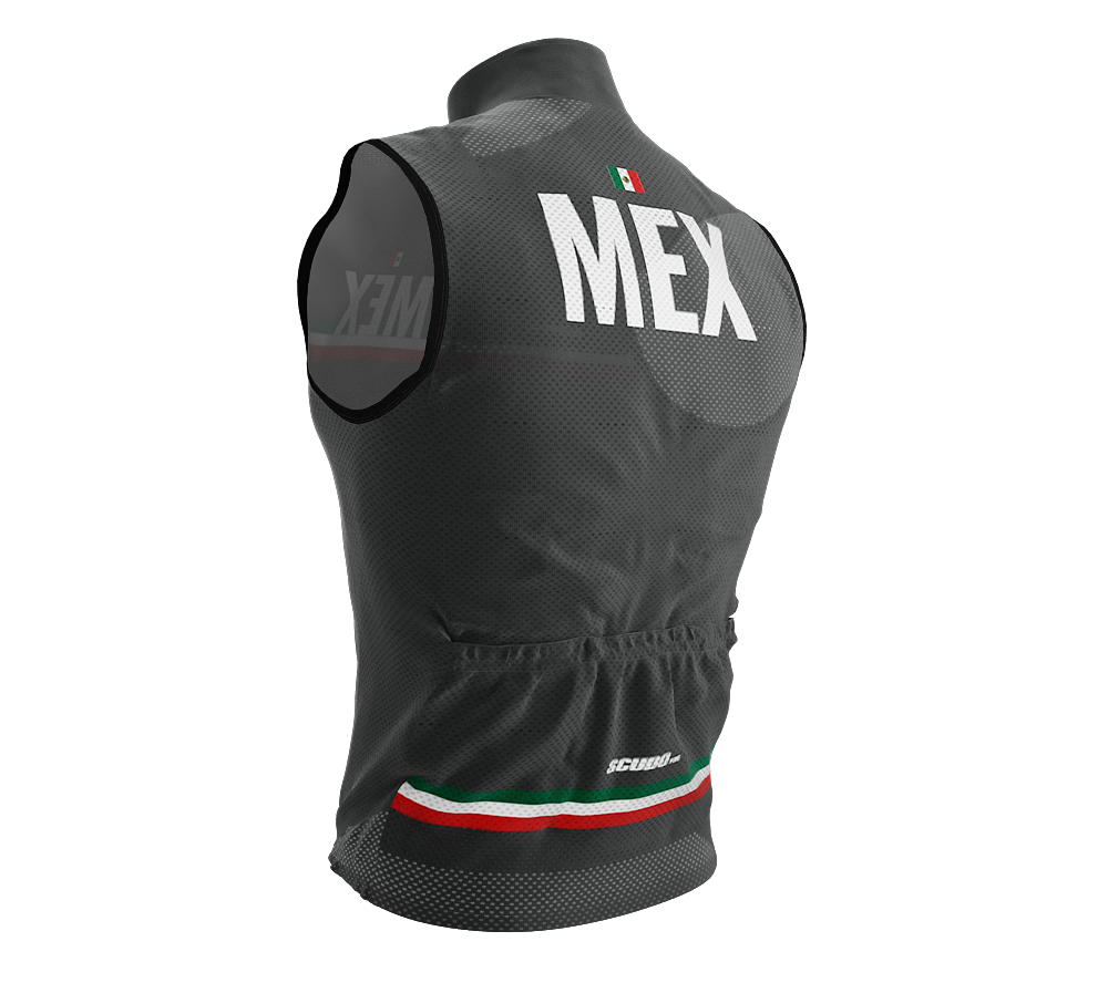 Wind Breaker Cycling Running Sports Vest Mexico Country Code for Men And Women