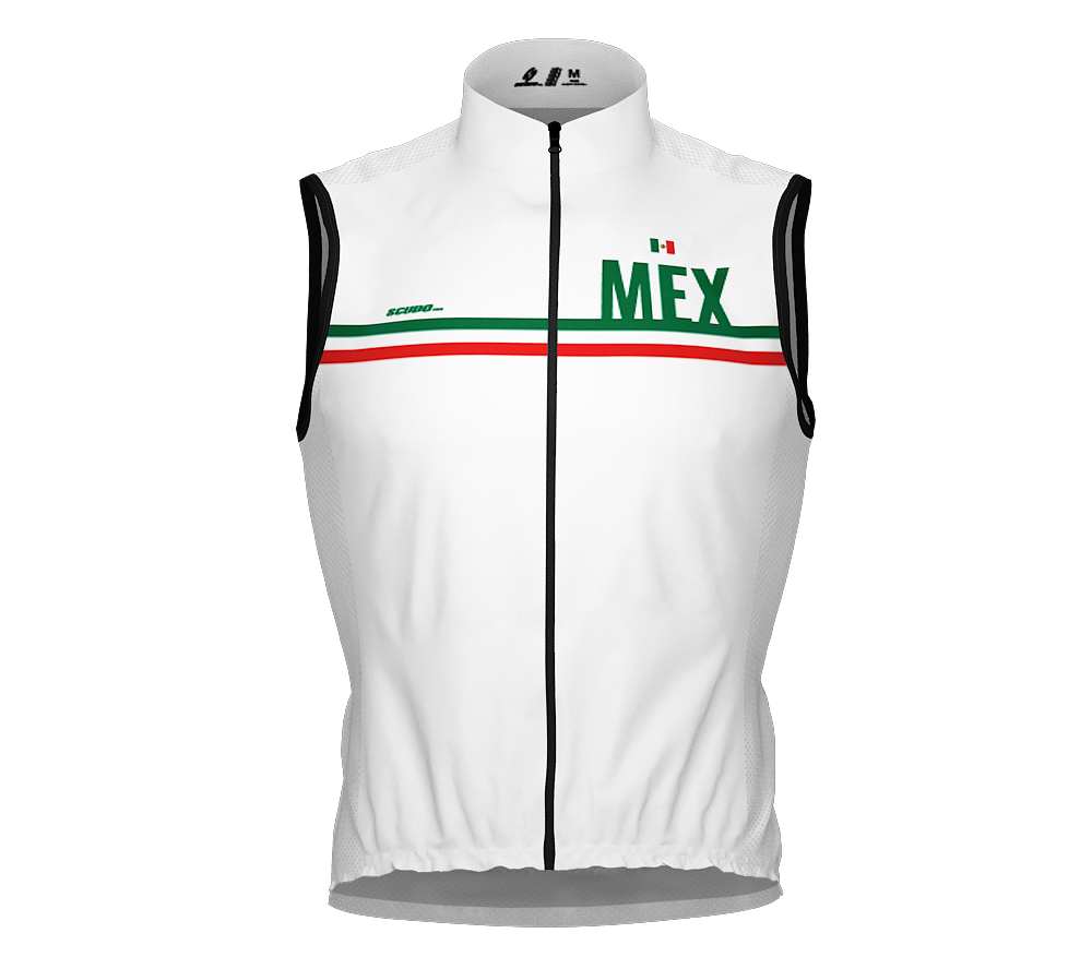 Wind Breaker Cycling Running Sports Vest Mexico Country Code for Men And Women