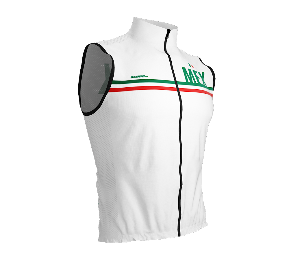 Wind Breaker Cycling Running Sports Vest Mexico Country Code for Men And Women
