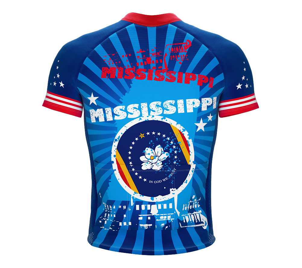 Mississippi Short Sleeve Cycling Jersey for Men and Women