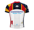 Mississippi Flag Short Sleeve Cycling Jersey for Men and Women