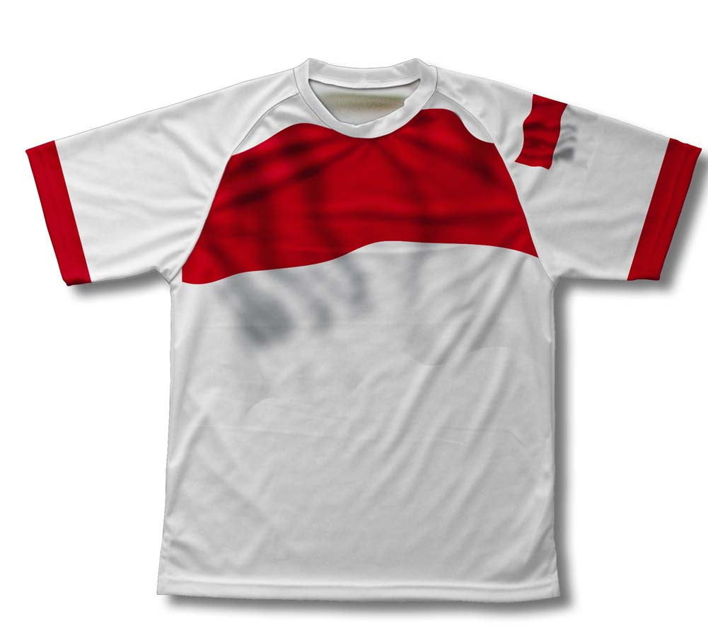 Monaco Flag Technical T-Shirt for Men and Women