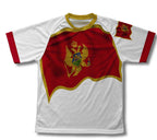 Montenegro Flag Technical T-Shirt for Men and Women
