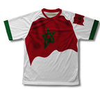 Morocco Flag Technical T-Shirt for Men and Women