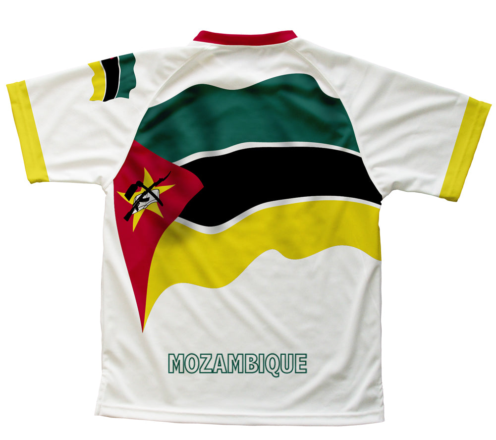 Mozambique Flag Technical T-Shirt for Men and Women