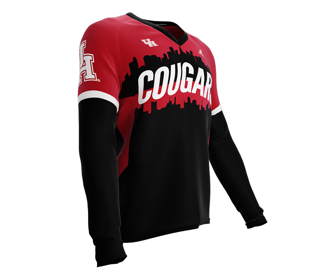 UH Cougar MTB BMX Jersey Long Sleeve for Men and Women 2020