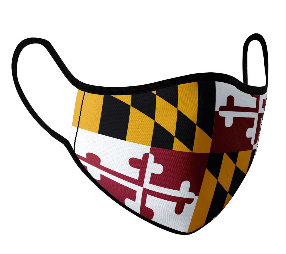 Maryland - Face Mask with fluid and moisture resistant fabric. Reusable and Washable