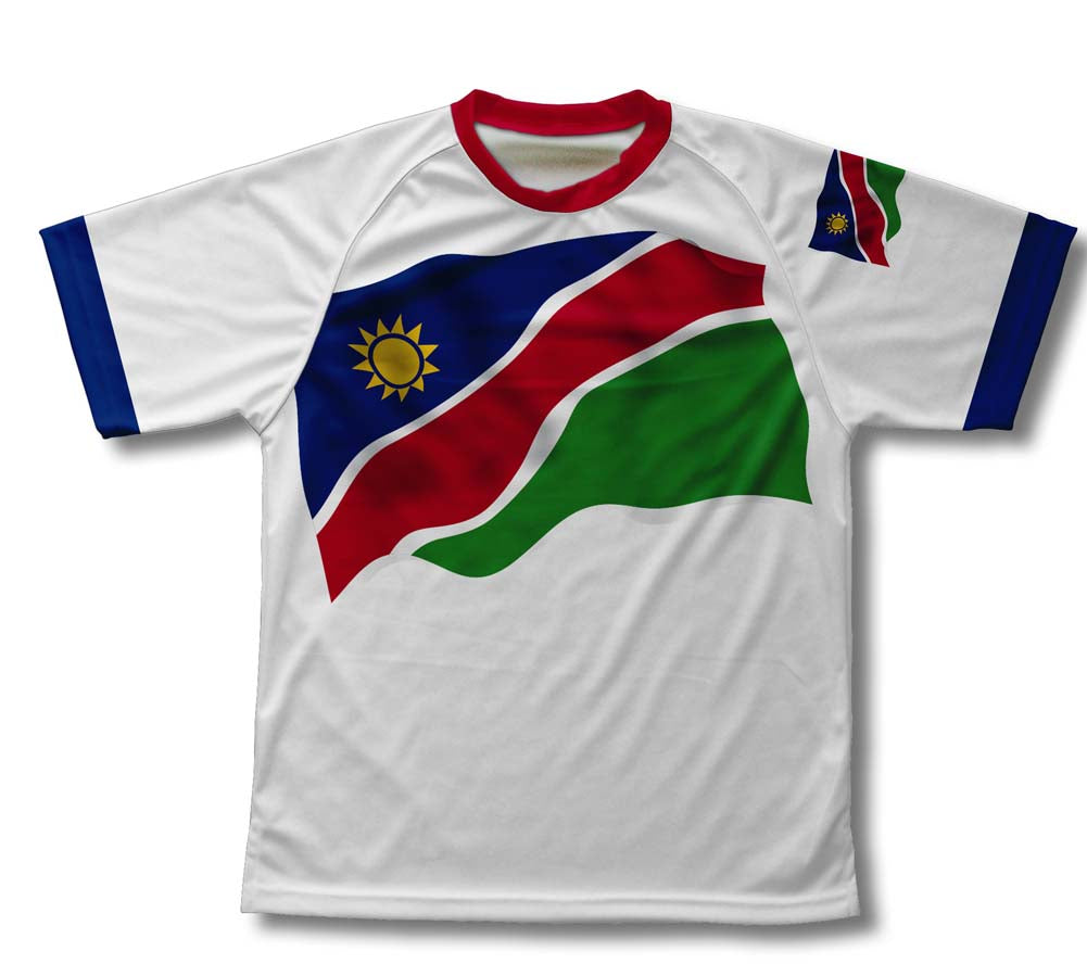 Namibia Flag Technical T-Shirt for Men and Women