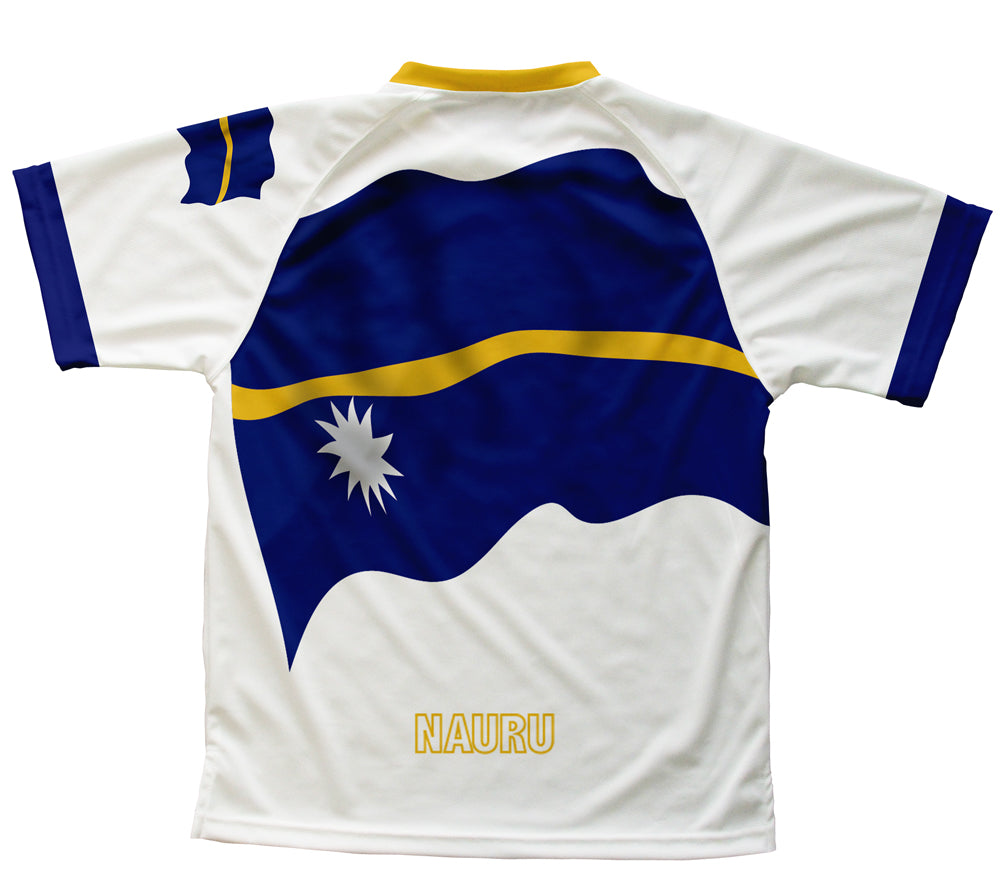 Nauru Flag Technical T-Shirt for Men and Women