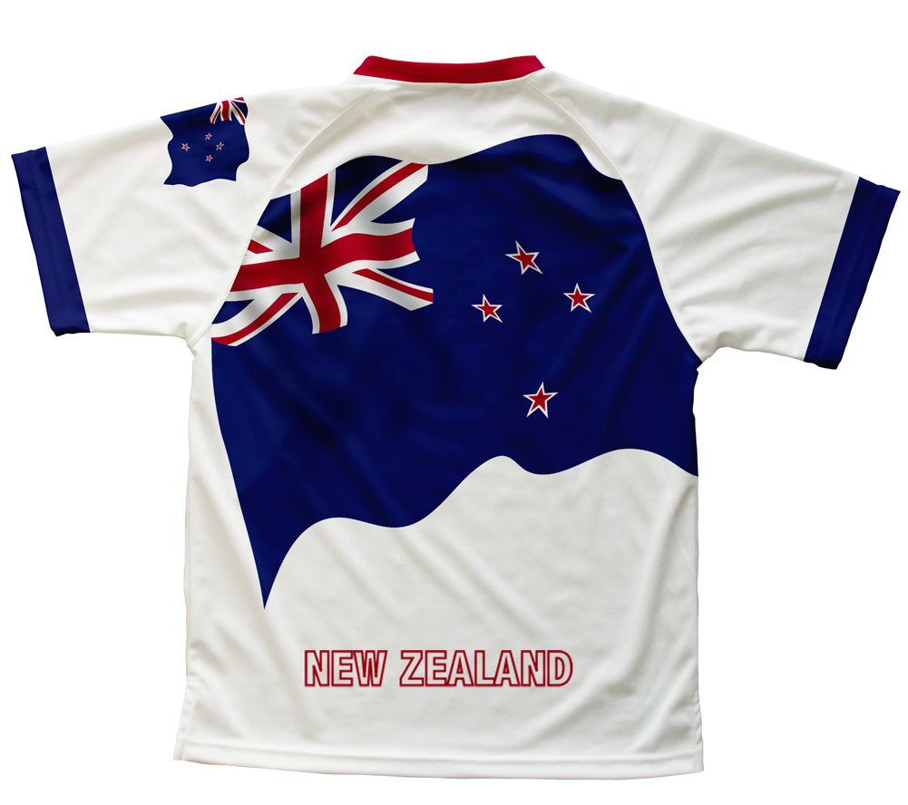 New Zealand Flag Technical T-Shirt for Men and Women