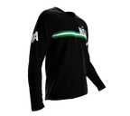 MTB BMX Cycling Jersey Long Sleeve Code Nigeria Black for Men and Women